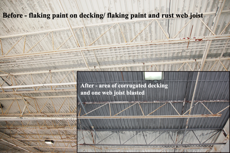 Corrugated decking